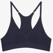 Allbirds Women's Triangle Bralette Navy Night M Medium Dark Blue Bra Wireless