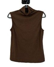 House of Harlow 1960 Brown Ribbed Tank Size XL