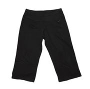 NIKE Black Cropped Flare Pants Large