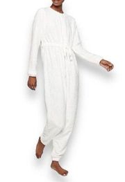 SO Cinch Waist One-Piece Fleece Pajamas