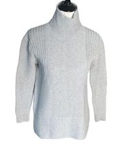 Vince Camuto Ribbed Turtleneck Sweater Gray Size XSmall