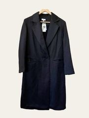 Danielle Bernstein We Wore What Black Overcoat Size XS