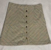 Anthropologie Pilcro & the Letterpress Blue Jean Muni Skirt. Size 10 Preloved