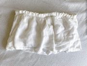 White Crop Bandeau