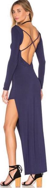 Lovers and Friends High Slit Dress