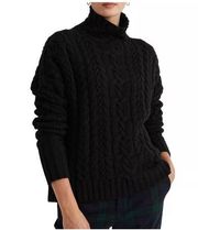 Lauren Ralph Lauren NWT Cable-Knit Turtleneck Sweater size XL