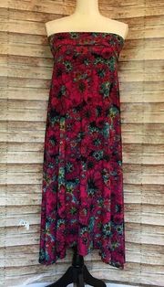 LLR FLORAL MAXI SKIRT