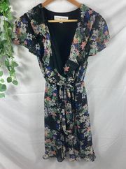 Emma & Michele Floral Wrap Dress M