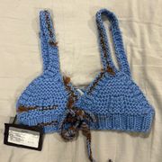 Prada Crochet Bralette Size Medium NWT