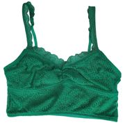 Green Lacey Bralette