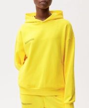 Pangaia 365 Organic Cotton Hoodie Sweater Saffron Yellow Women’s Size XS