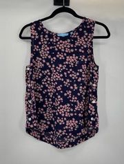 Women's rayon boho  Side Button Tank size small