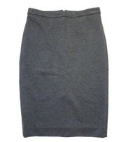 NWT J.Crew 365 Tall No. 2 Pencil in Heather Dove Gray Stretch Twill Skirt 4T