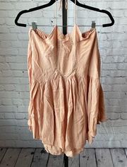 By Together Pink Halter Layered Dress Size Small