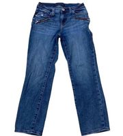 Rock & Republic Women’s Jeans Sz 2 Cropped Zipper Pocket Detail
