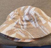 Aerie brown and ivory bucket hat