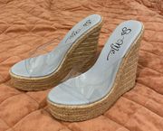 Blue Clear Wedges