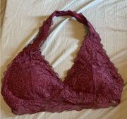 Gilly Hicks bergundy bra