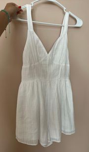 Outfitters White Boho Romper