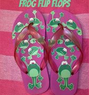 Frog Flip Flops 🐸 size 7