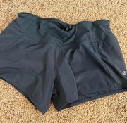 Speed Up Shorts 2.5” Slate Blue / Green Size 8