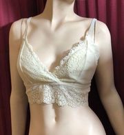 Altar’d State Ivory Bralette Medium