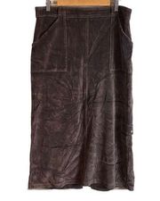 J.Jill velvet Utility cargo  skirt