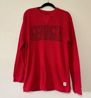 University of Georgia Oversized Thermal Pullover