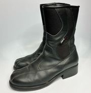 SIDI lei midi motorcycle boots black leather size 10