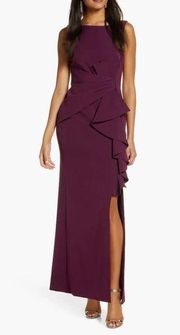 Eliza J Ruffle Front Gown size 10 NWT