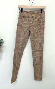 Farm Rio Leopard Print Skinny Jeans - BR Size 34/ US Size 0