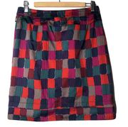 MARC by Marc Jacobs Tumbling Blocks Geometric Skirt Square Print Bow Pencil