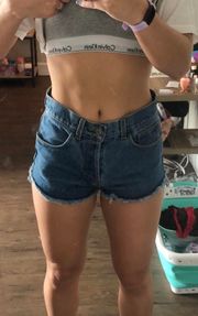 High Waisted Jean Shorts