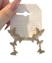 NWT Lot of Boutique by BKE Earings Butterfly Star Aztec
