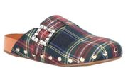 Gianni Bini Plaid Studded Mule Clog(Size 6M)