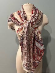 Ecote Bohemian Aztec Floral Print Scarf Shawl