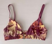 NWOT  out from under palm tree sunset triangle bralette