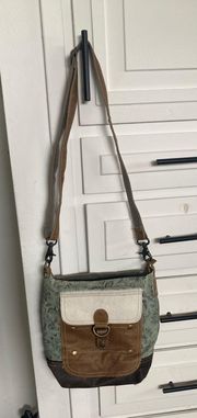 Cowhide Leather Crossbody Purse