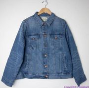 NEW Madewell The Jean Jacket in Pinter Wash, 2X