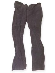 Y2k Deadstock brown high rise suede pants