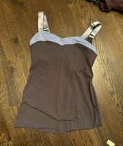 Vintage  grey and blue tank