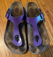 Purple Gizeh  Sandals