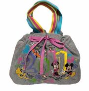 2011 Disney Character Gray Shoulder Handbag