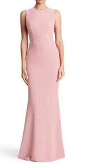 Dress the PopulationBlush Eve Stretch Illusion Back Mermaid Gown NWT Size: Small