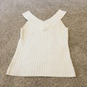 Xhilaration  Off White V Neck Tank Top Sweater