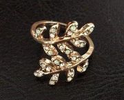 Badgley Mischka Branch of Mint Gems Ring