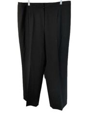 KATE Hill womens black wool blend slacks size 14