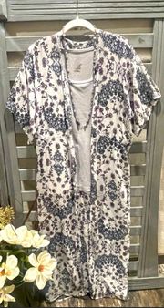 Women's Floral Print Kimono Size S/M