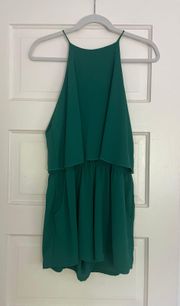 Emerald Green Romper