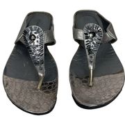 Pierre Dumas Beaded Sandals